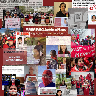MMIW - I Wear Red For My Sisters Red Hand Indigenous Women Shirt