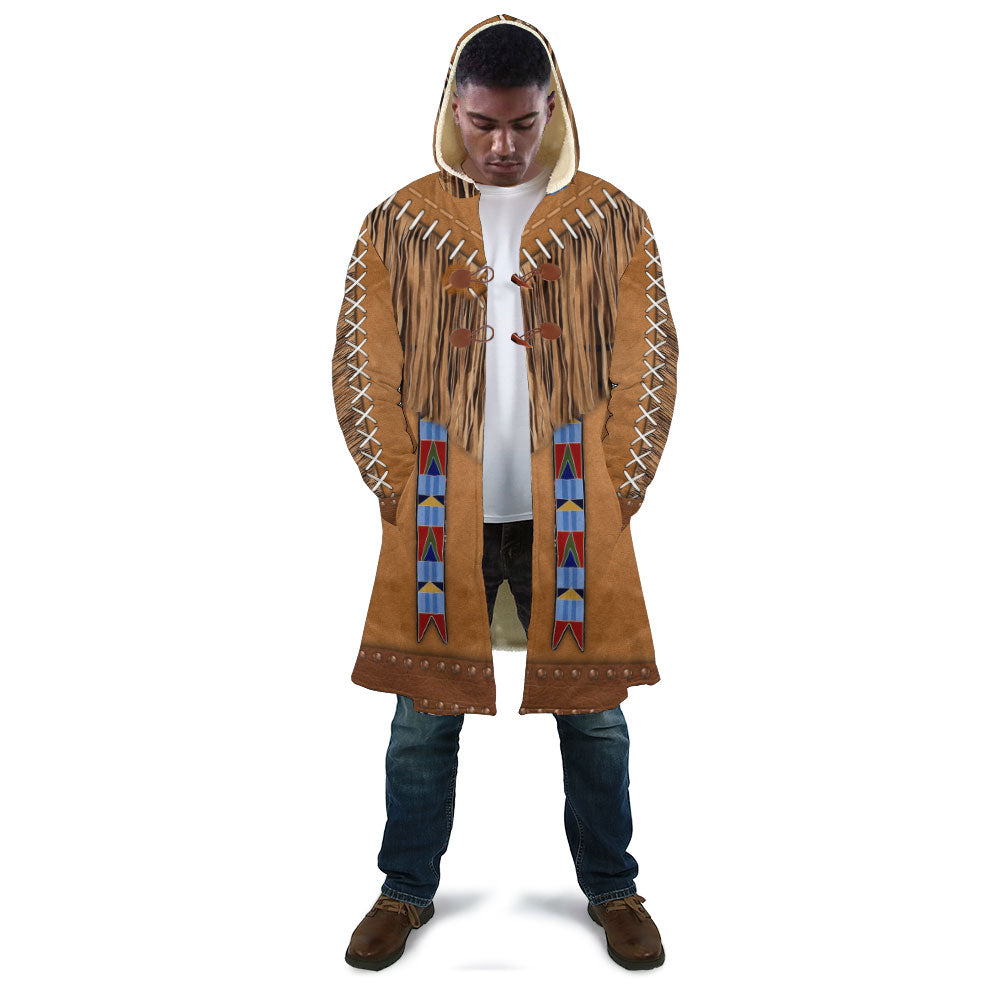 Brown Tassels Style Native Cloak