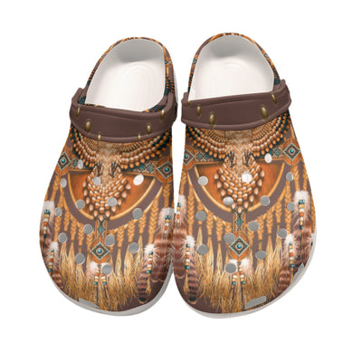 Native Pattern Clog Shoes For Adult and Kid 99018 New