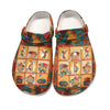 Native Pattern Clog Shoes For Adult and Kid 99025 New