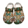 Native Pattern Clog Shoes For Adult and Kid 99020 New