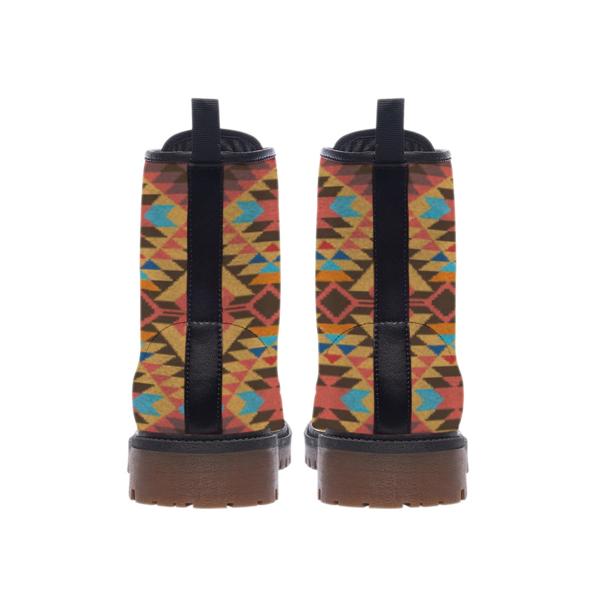 Pattern Native Leather Martin Short Boots NBD