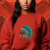 MMIW Awareness - Indigenous Blue Leather Hat Shirt 221