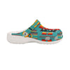 Native Pattern Clog Shoes For Adult and Kid 99045 New