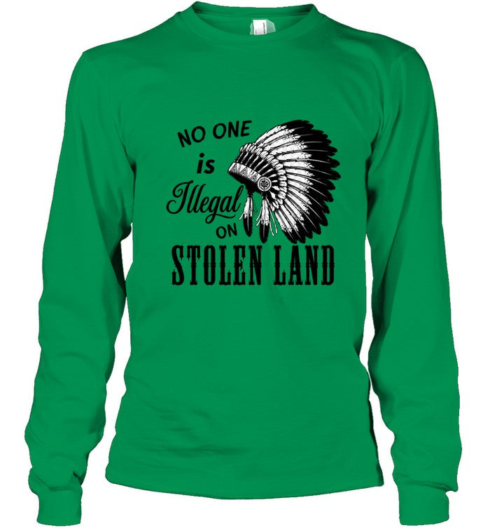 NO ONE IS ILLEGAL ON STOLEN LAND