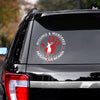 Red Hand Print Missing Murdered Indigenous Women Vinyl Car Decal Sticker