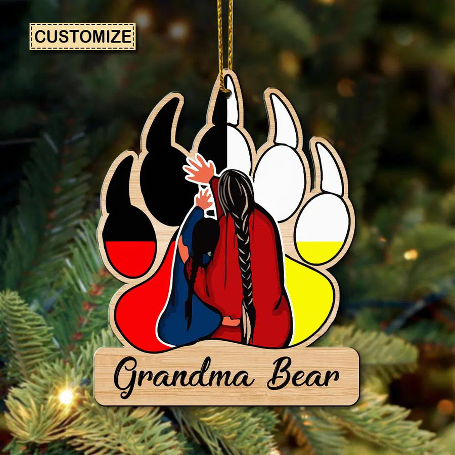 Native American Ornaments Personalized Bear Decor For Unique Touch