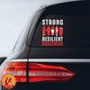 Strong Resilient Indigenous Car Decal