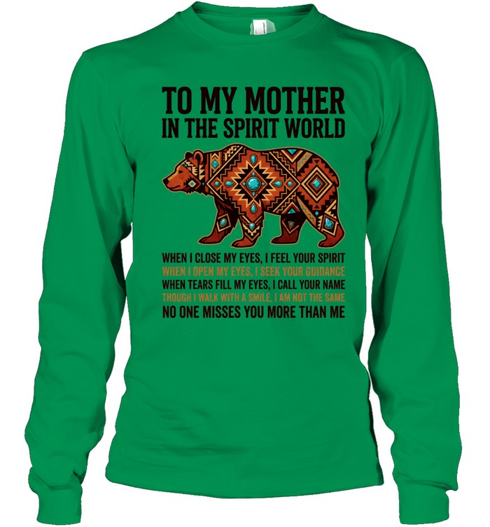TO MY MOTHER IN THE SPIRIT WORLD