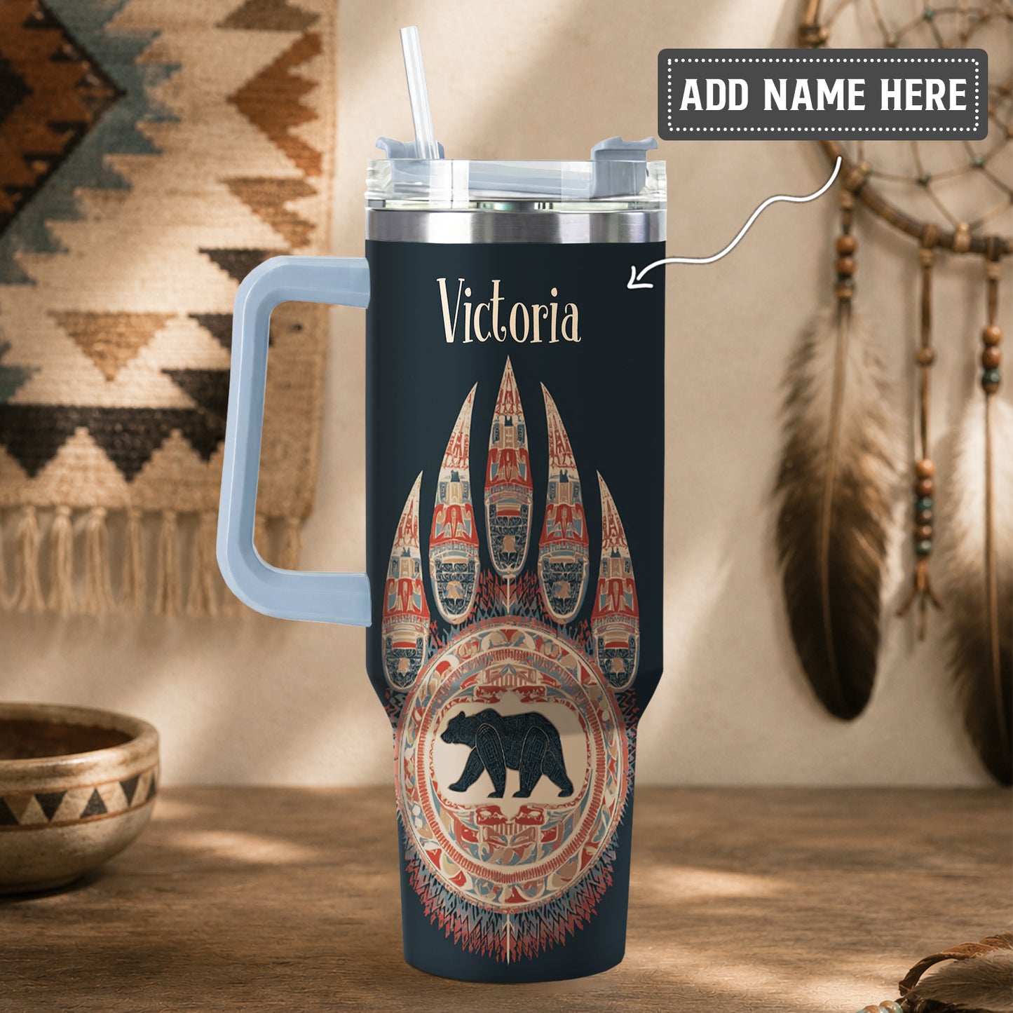 Bear Paw Guardian Personalized Tumbler