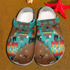 Native Pattern Clog Shoes For Adult and Kid 99026 New