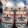 Native Pattern Clog Shoes For Adult and Kid 99104 New