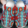 Native Pattern Clog Shoes For Adult and Kid 99038 New