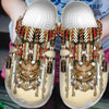 Native Pattern Clog Shoes For Adult and Kid 99051 New