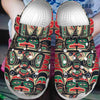 Native Pattern Clog Shoes For Adult and Kid 99067 New