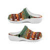Native Pattern Clog Shoes For Adult and Kid 99030 New