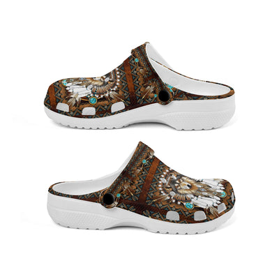 Native Pattern Clog Shoes For Adult and Kid 99036 New