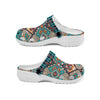 Native Pattern Clog Shoes For Adult and Kid 99017 New
