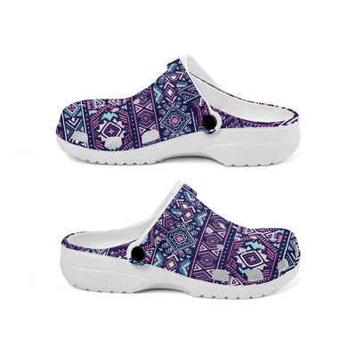 Native Pattern Clog Shoes For Adult and Kid 99007 New