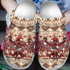 Native Pattern Clog Shoes For Adult and Kid 99118 New