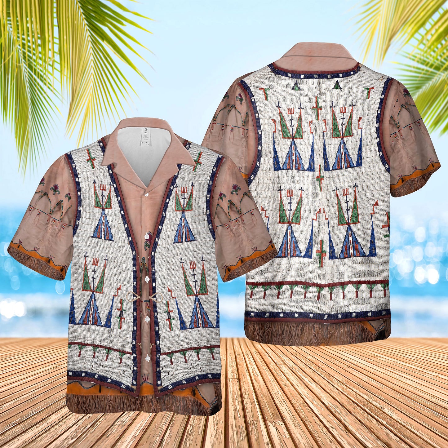 Native Pattern Hawaiian Shirt NBD