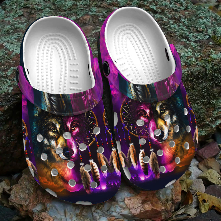 Native Pattern Clog Shoes For Adult and Kid 99060 New