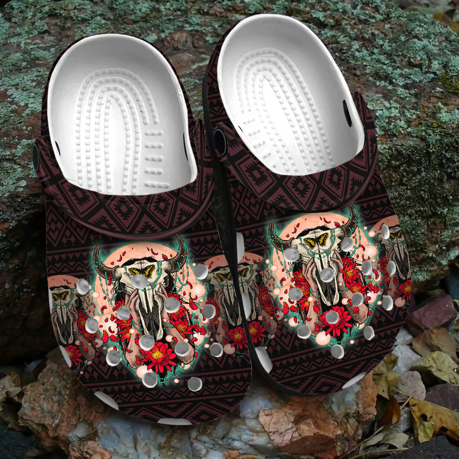 Native Pattern Clog Shoes For Adult and Kid 99107 New