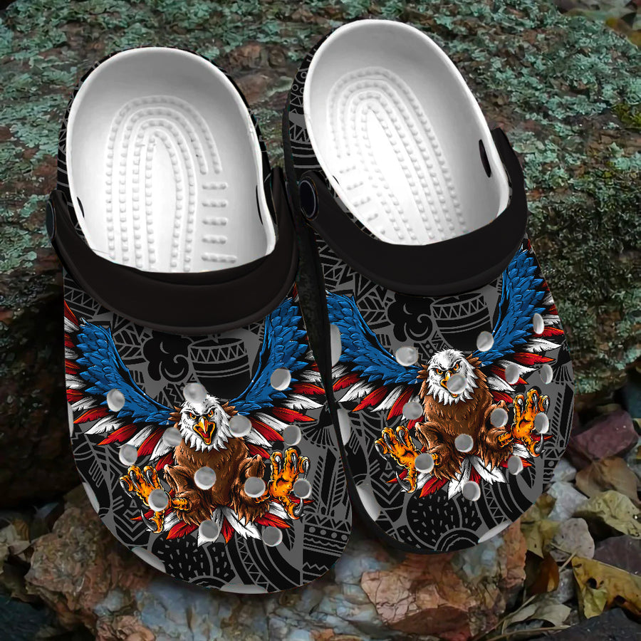 Native Pattern Clog Shoes For Adult and Kid 99111 New