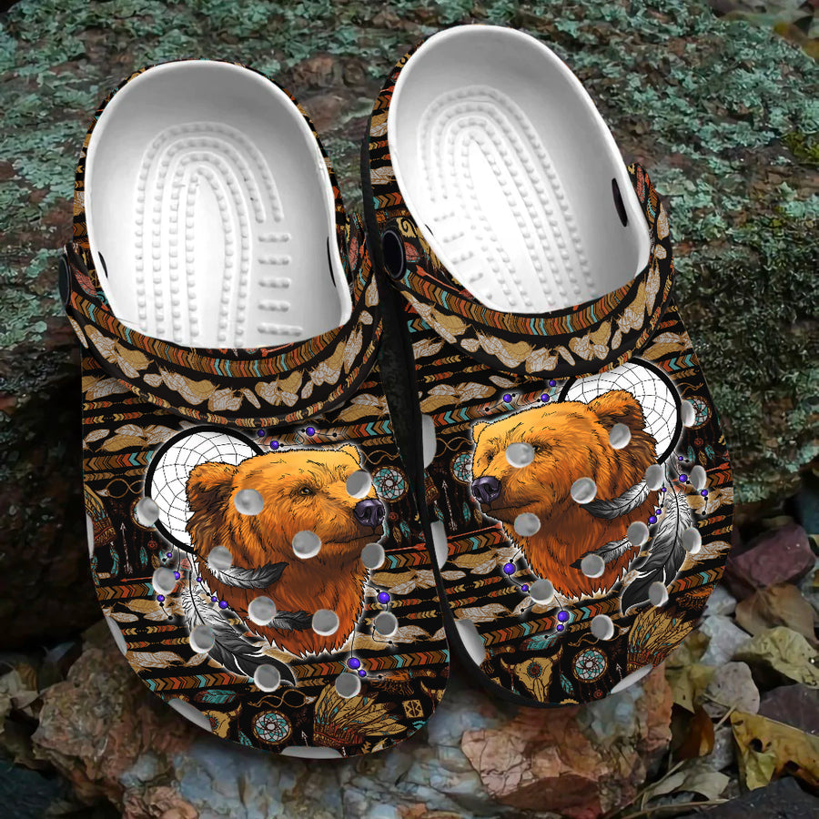 Native Pattern Clog Shoes For Adult and Kid 99132 New