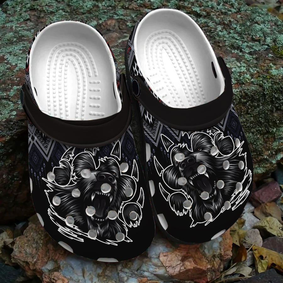 Native Pattern Clog Shoes For Adult and Kid 99130 New