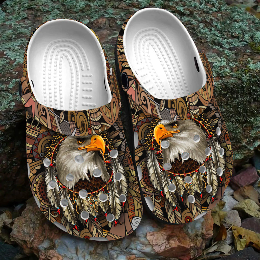 Native Pattern Clog Shoes For Adult and Kid 99113 New