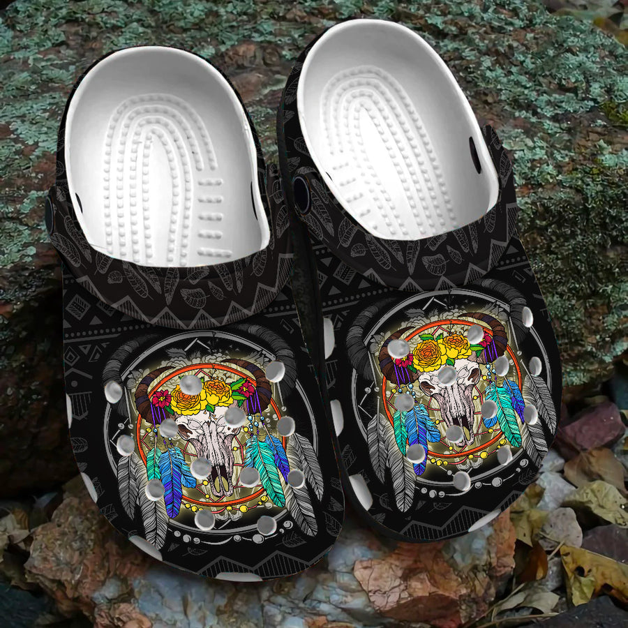Native Pattern Clog Shoes For Adult and Kid 99108 New