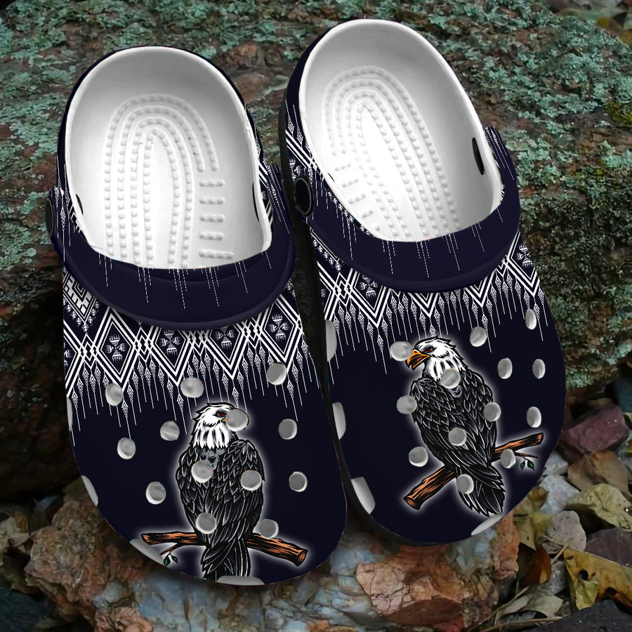 Native Pattern Clog Shoes For Adult and Kid 99117 New