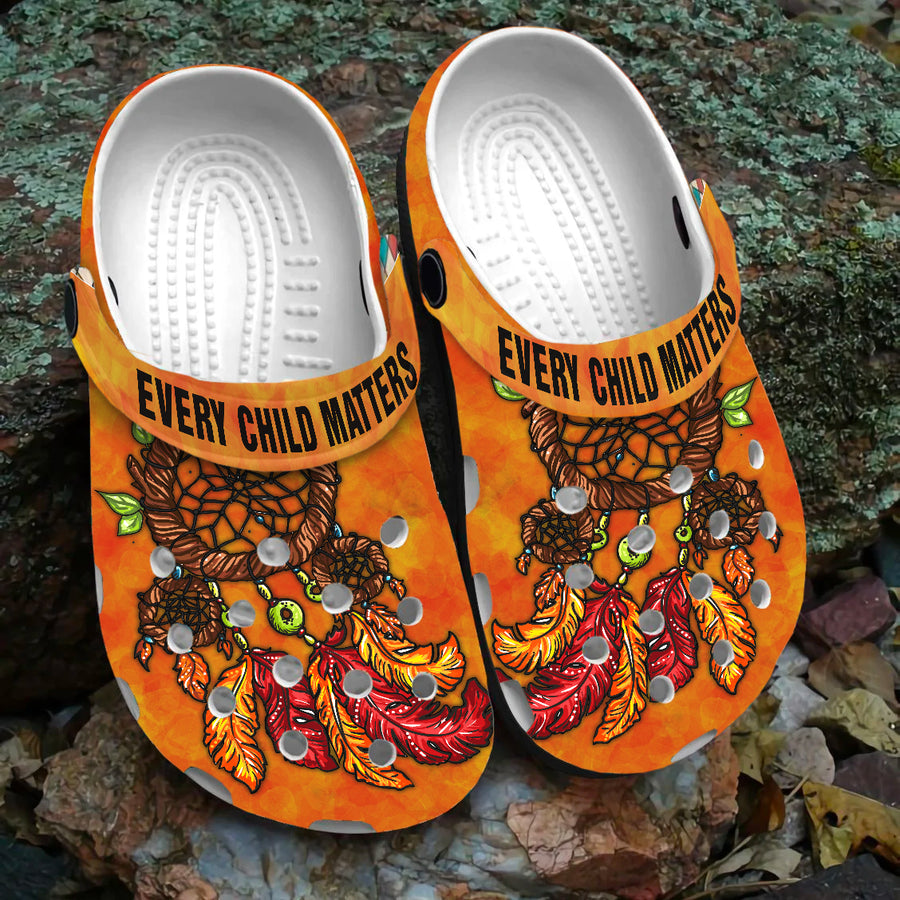 Native Pattern Clog Shoes For Adult and Kid 99144 New