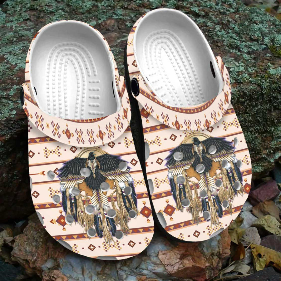 Native Pattern Clog Shoes For Adult and Kid 99034 New