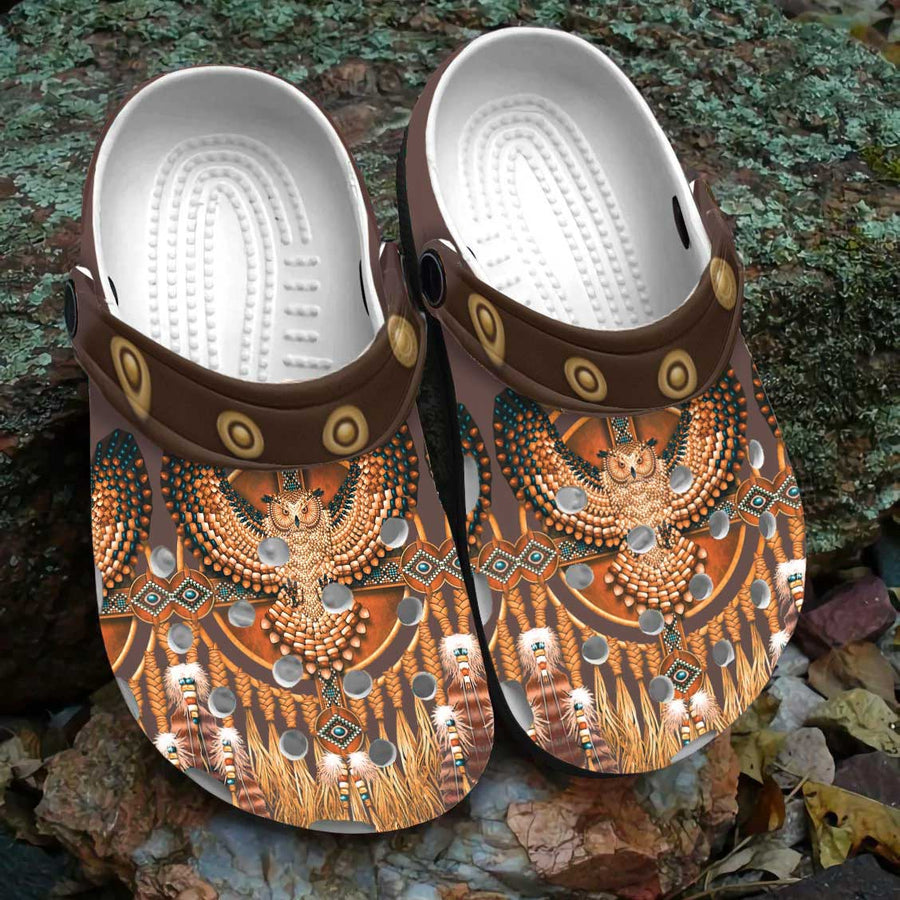 Native Pattern Clog Shoes For Adult and Kid 99011 New