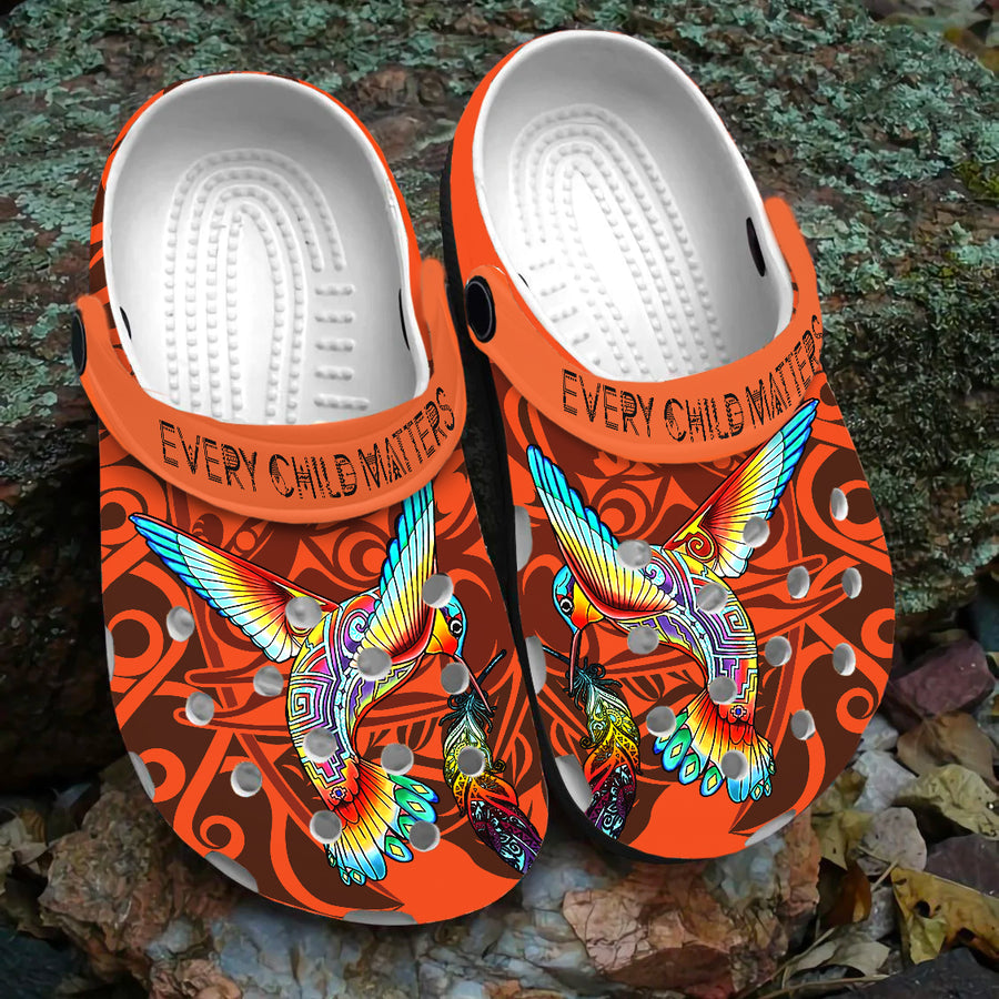 Native Pattern Clog Shoes For Adult and Kid 99141 New
