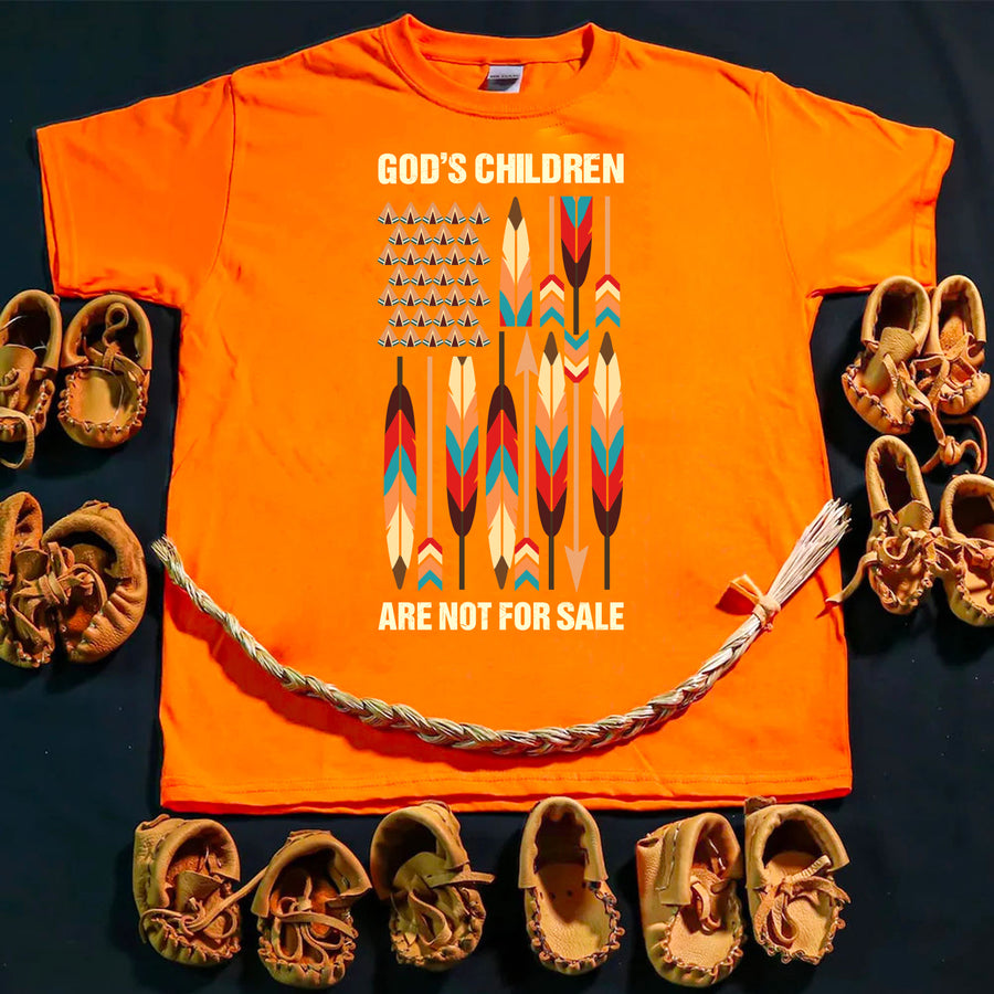 God's Children Are Not For Sale T-shirt - Every Child Matters