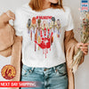 MMIW - Women Red Hand Together Feather Heart Shirt