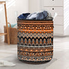 Native Brown Pattern Laundry Basket WCS