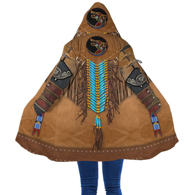 Brown Tassels Style Native Cloak