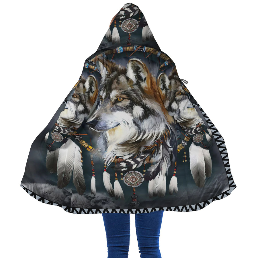 Native American Wolf Dreamcatcher Dream Cloak