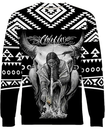 Black Native  3D Hoodie - Native American Pride Shop