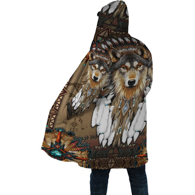 Wolf Native Pattern Cloak