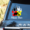 Mama Bear Native Red Decal Sticker NBD