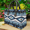 Blue Colors Pattern Leather Bag NBD