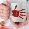 I Wear Red For My Sister, No More Stolen Sisters Ceramic Coffee Mug