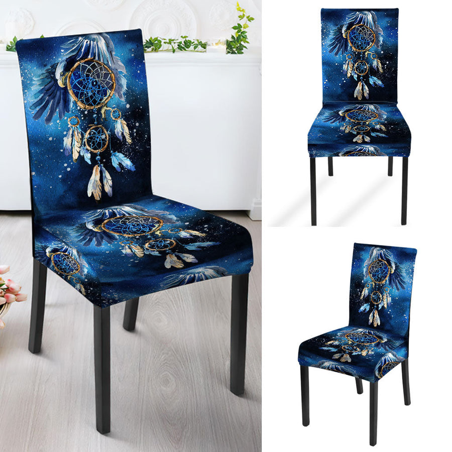 Blue Dreamcatcher Pattern  Design Native American Tablecloth - Chair cover NBD