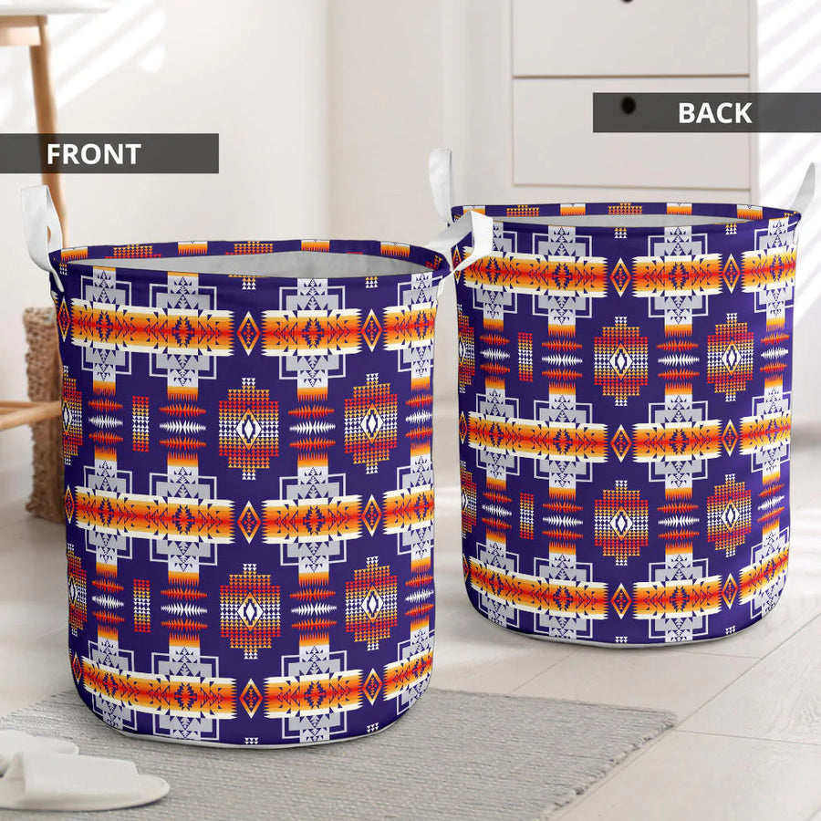 Purple Pattern Laundry Basket 10 NBD