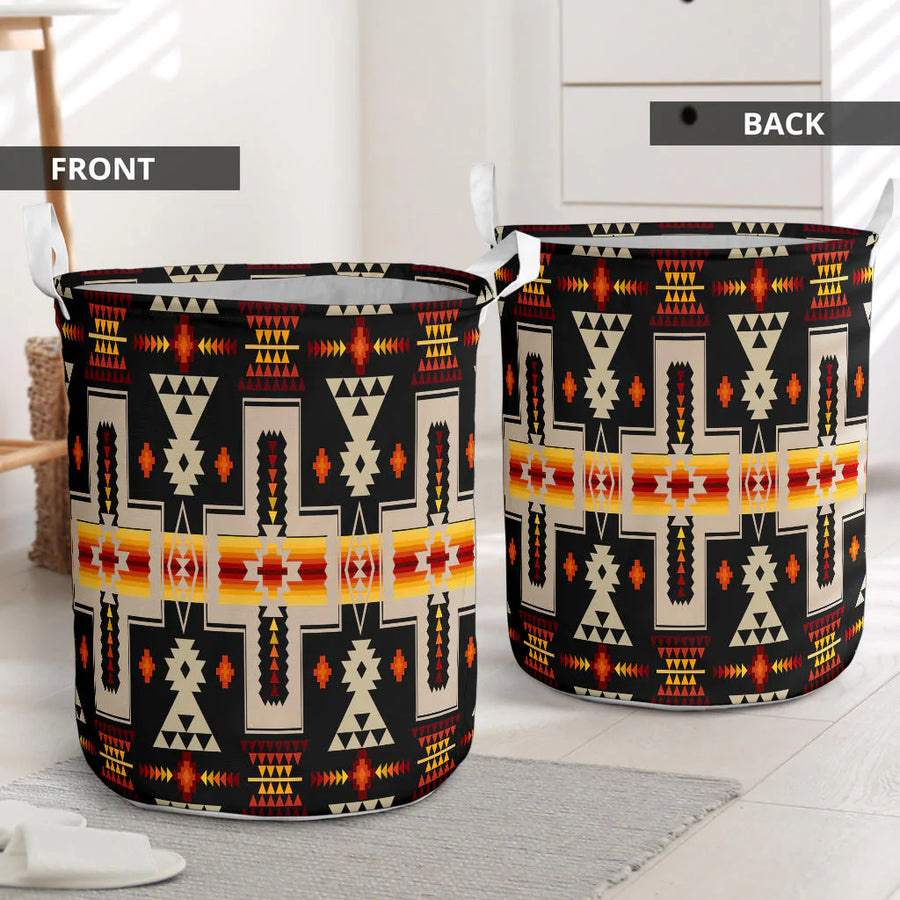 Black Tribe Design Laundry Basket 14 NBD